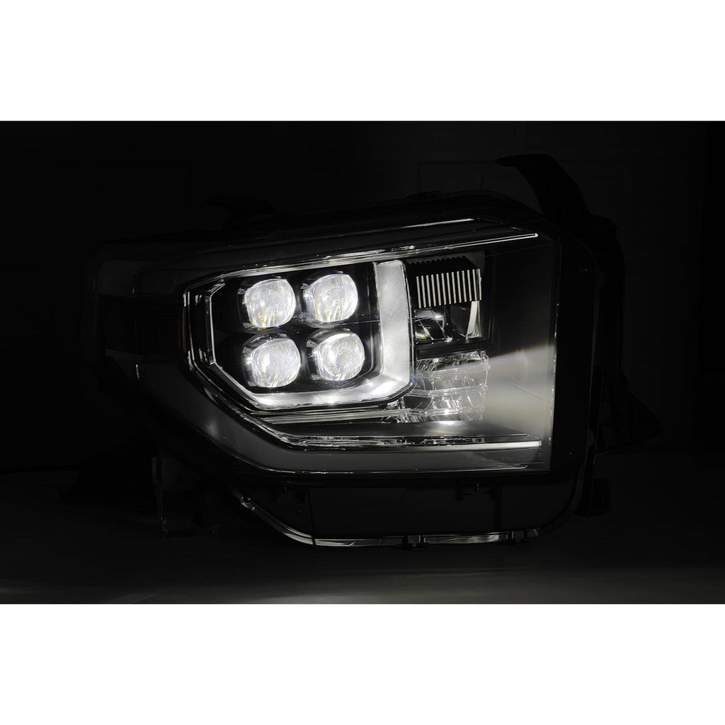 AlphaRex LED Projector Headlights Plank Style Design Midnight Black 880728