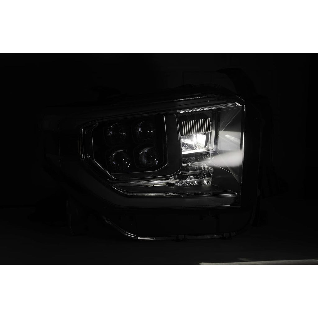 AlphaRex LED Projector Headlights Plank Style Design Midnight Black 880728