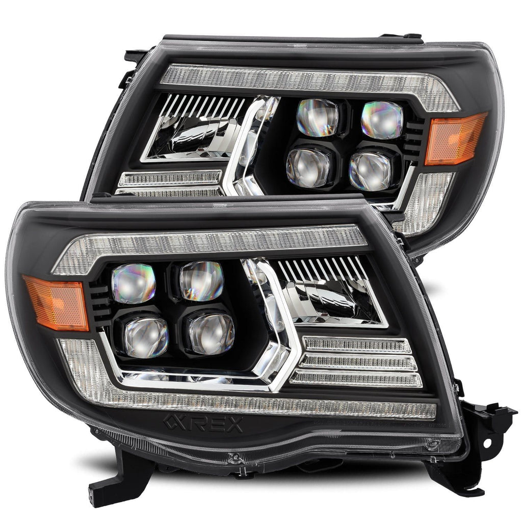 AlphaRex LED Projector Headlights in Black 880742