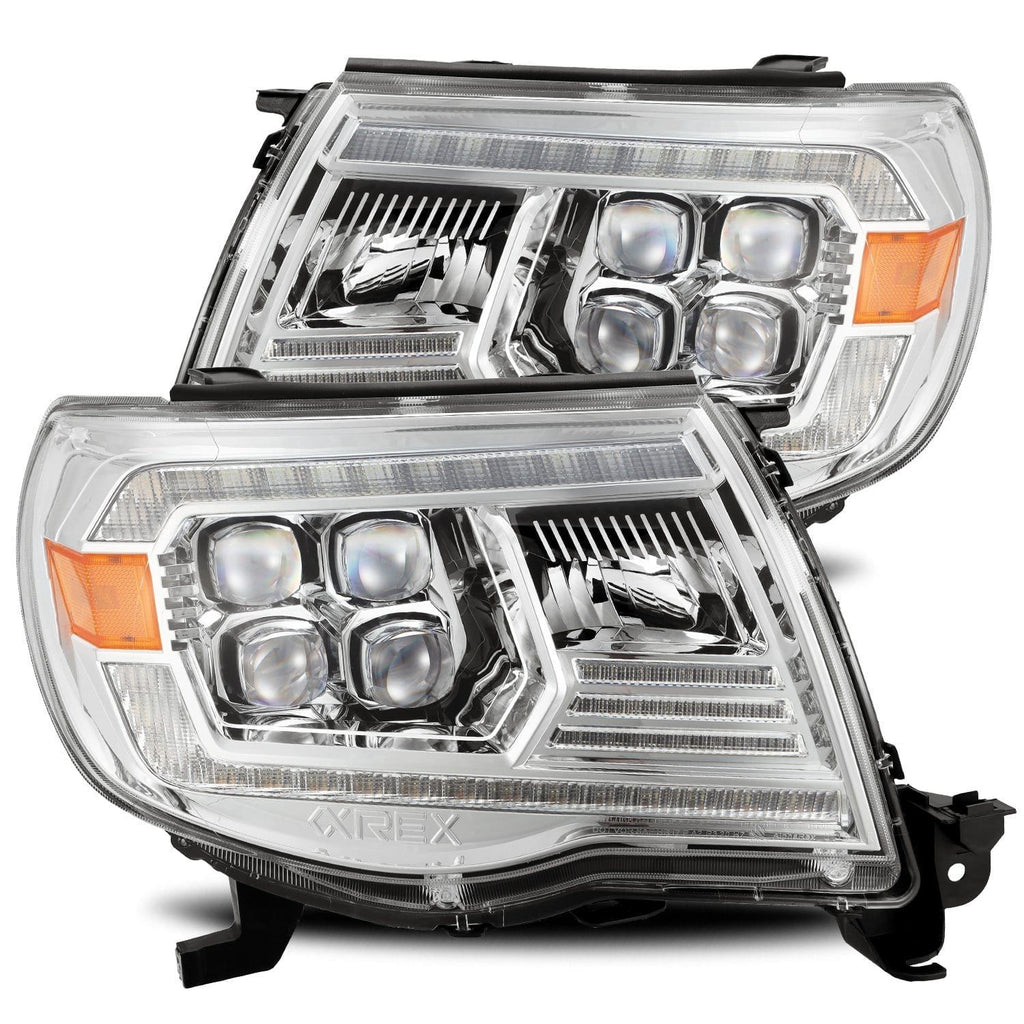 AlphaRex LED Projector Headlights in Chrome 880743