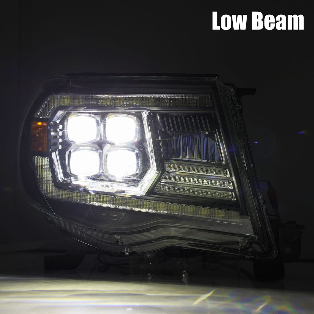 AlphaRex LED Projector Headlights in Chrome 880743