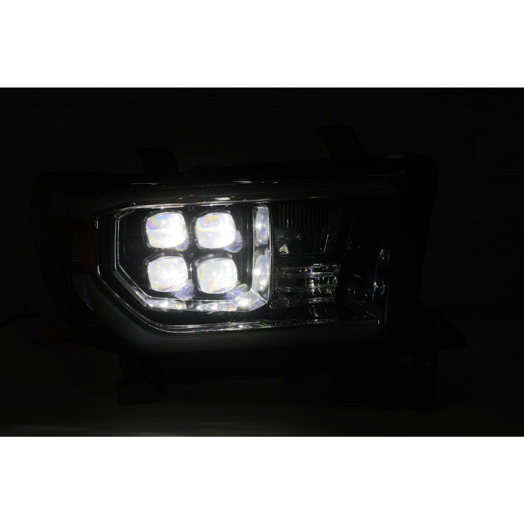 AlphaRex LED Projector Headlights in Jet Black 880747