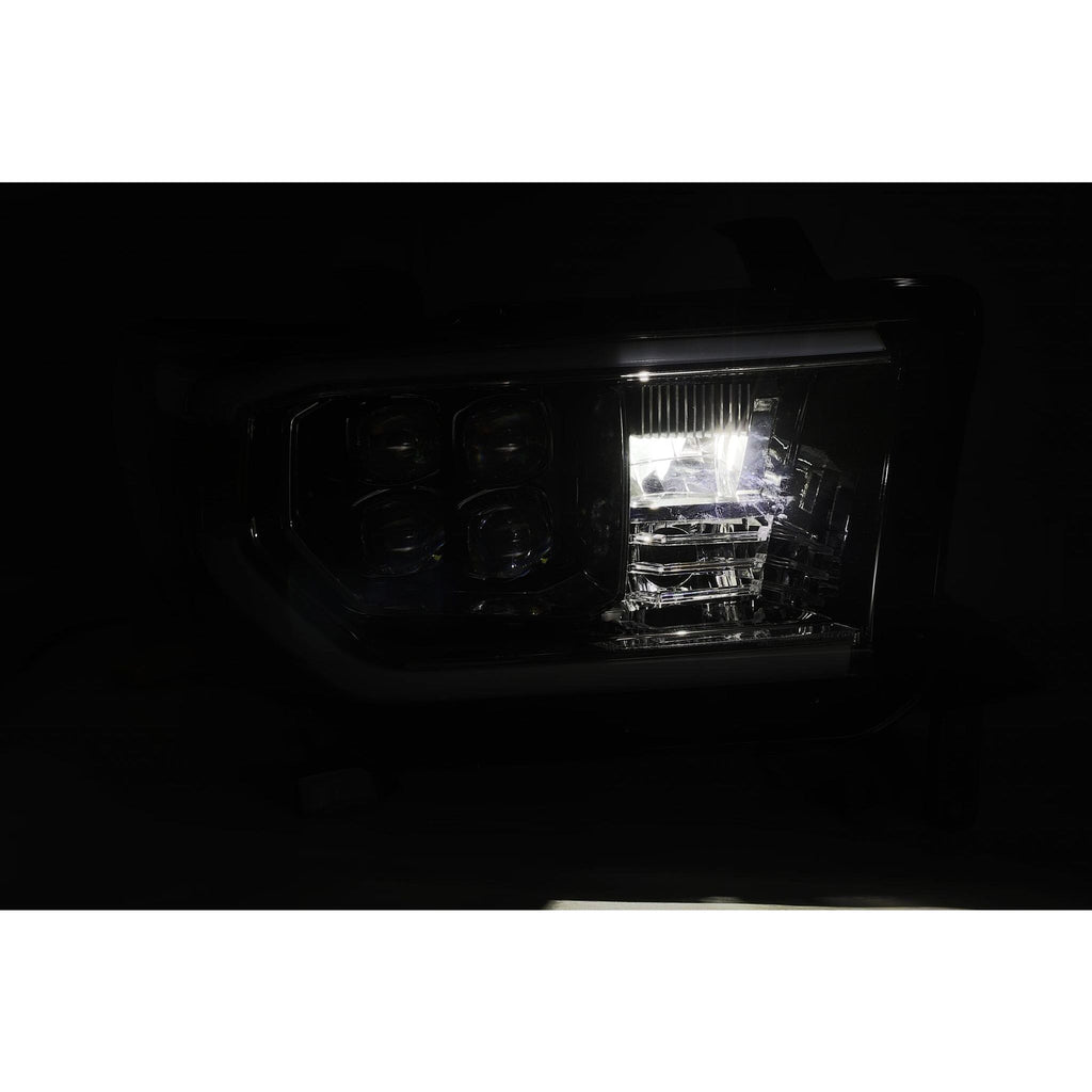 AlphaRex LED Projector Headlights in Jet Black 880747