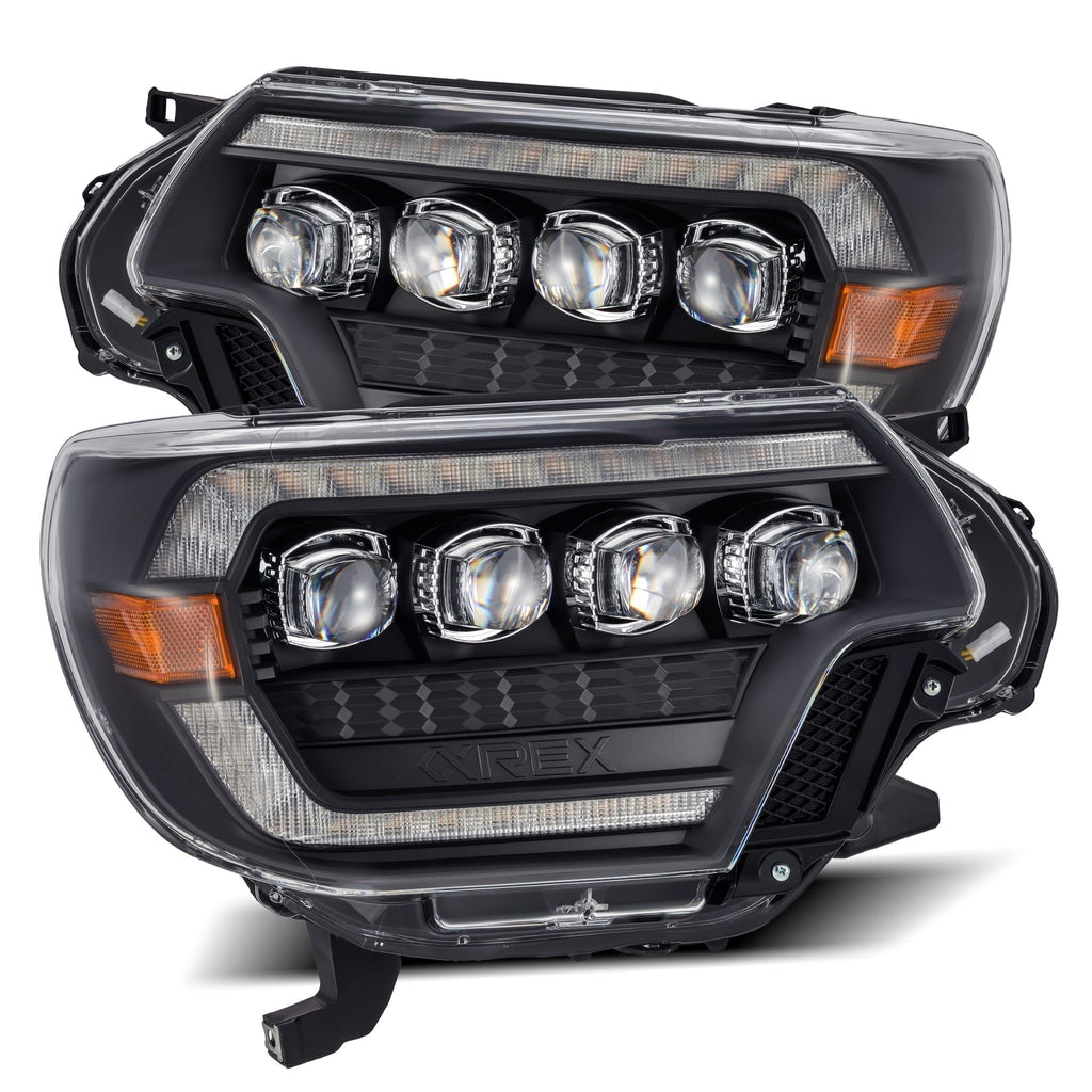 AlphaRex LED Projector Headlights in Black 880753