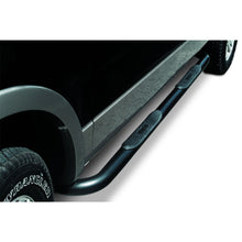 Load image into Gallery viewer, Big Country Truck Accessories 370361 - 3 Round Classic Side Bars With Mounting Bracket Kit  - Black Powdercoat