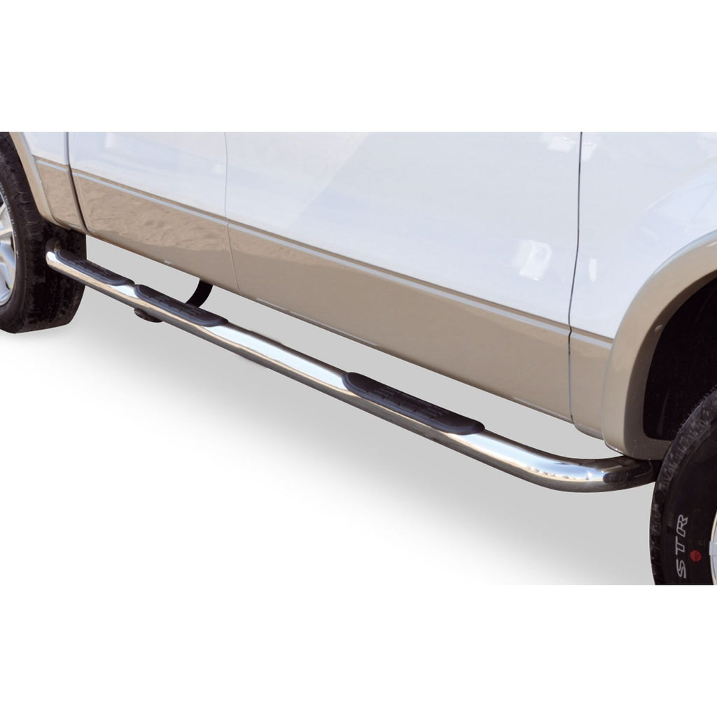 Big Country Truck Accessories 373204 - 3 Round Wheel to wheel side bars - Polished