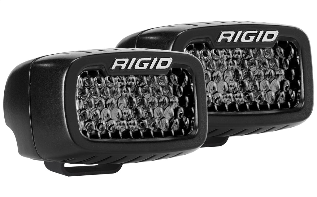 Rigid Industries SR-M SERIES PRO SPOT DIFFUSED MIDNIGHT SURFACE MOUNT PAIR 902513BLK