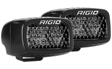 Load image into Gallery viewer, Rigid Industries SR-M SERIES PRO SPOT DIFFUSED MIDNIGHT SURFACE MOUNT PAIR 902513BLK