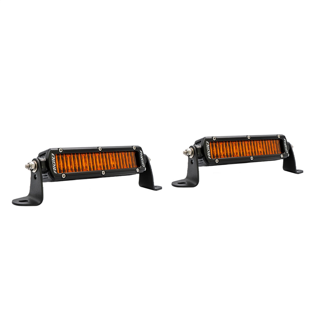 Rigid Industries SR-Series SAE 6 Inch with Amber PRO Lens Pair 906705