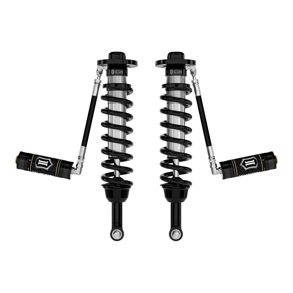 ICON 2021-2023 Ford F-150 4WD/Tremor, 3.5-4.5/2.5-3 Lift, Front 2.5 VS Remote Reservoir Coilovers, Pair