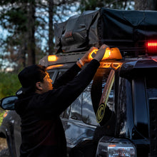 Load image into Gallery viewer, KC Hilites M-RACK KIT - 50 in C-Series LED C50 - 300W Light Bar System - Side Blackout Plates - for 07-18 Jeep JK Unlimited