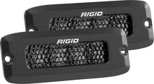 Load image into Gallery viewer, Rigid Industries SR-Q SERIES PRO SPOT DIFFUSED MIDNIGHT FLUSH MOUNT PAIR 925513BLK