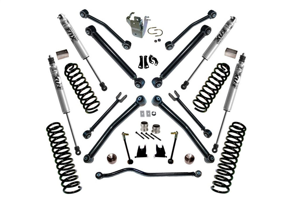 Superlift 4in. Lift Kit-07-18 Wrangler JK-4-door-w/Reflex Ctrl Arms/FOX Shocks K997F