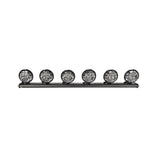 KC Hilites 50 in KC Xross Bar - Overhead - Apollo Pro Halogen - 6-Light System - 600W Combo Beam - Universal