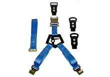 Load image into Gallery viewer, N-Fab Gloss Black Bed Mounted Rapid Strap Tire Carrier w/Blue Strap BM1TSBL