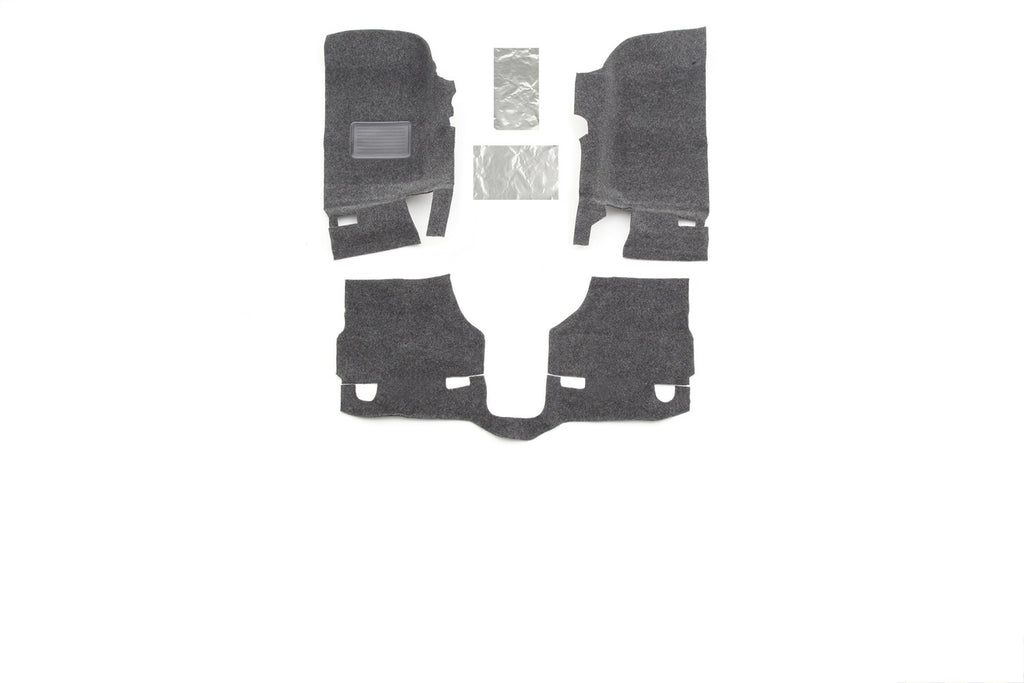 BedRug JEEP BEDRUG 11-18 JEEP JK 2DR FRONT 3PC FLOOR KIT (INCLUDES HEAT SHIELDS) BRJK11F2