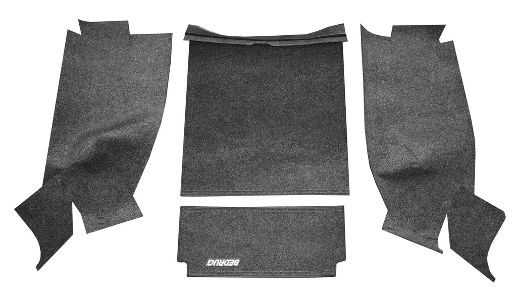 BedRug JEEP BEDRUG 87-95 JEEP YJ REAR KIT 4 PC CARGO KIT (INC TLGTE/CARGO LINER) BRYJ87R