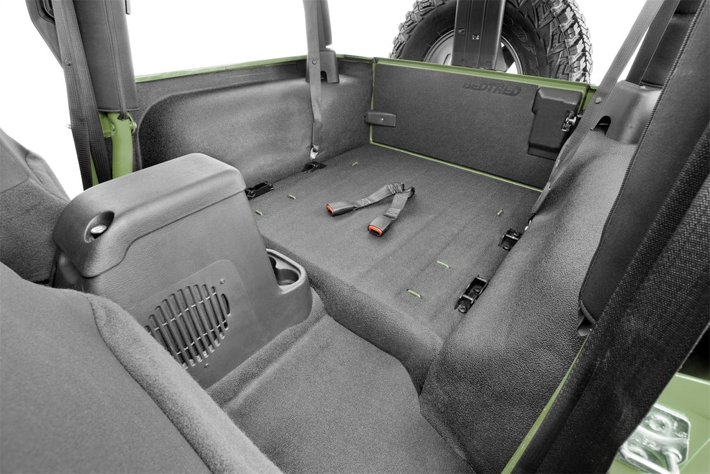 BedRug JEEP BEDTRED 97-06 JEEP TJ 97-06 REAR 4PC CARGO KIT (INCLUDES TAILGATE) BTTJ97R