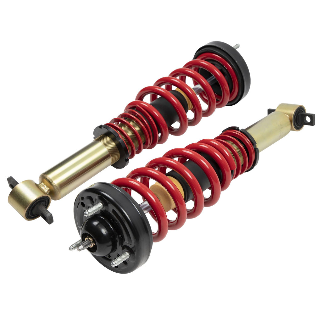 BELLTECH 1001SPC PERF COILOVER KIT Complete Kit Inc. Height Adjustable Front Coilovers 2015-2020 Ford F150 2WD/4WD (All Cabs)