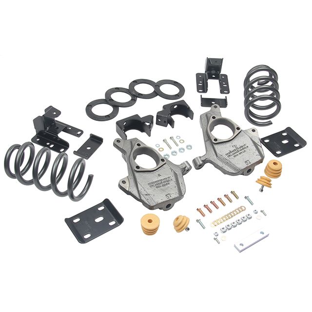 BELLTECH 1013 LOWERING KITS  Front And Rear Complete Kit W/O Shocks 2016.5-2018 Chevrolet Silverado/Sierra EXT/CREW 2WD, 3-4F/5-6R