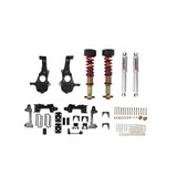 BELLTECH 1041SPC PERF COILOVER KIT COMPLETE KIT INC. HEIGHT ADJUSTABLE FRONT COILOVERS 2019-2023 GM SILVERADO/SIERRA 1500 4WD (ALL CABS) SHORT BED