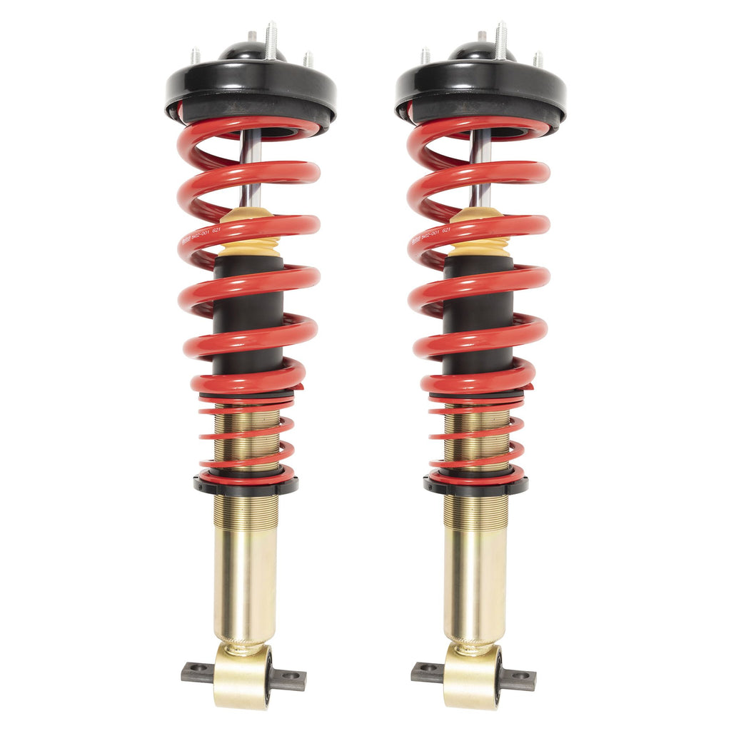 BELLTECH 1050SPC PERF COILOVER KIT Complete Kit Inc. Height Adjustable Front Coilovers 2021+ Ford F-150 2WD -1in. to -3.5in.F / -4.5in.R