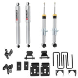 BELLTECH 1050SP LOWERING KIT Front And Rear Complete Kit W/ Street Performance Struts/Shocks 2021+ Ford F-150 2WD -1in. to -3.5in. F / -4.5in. R