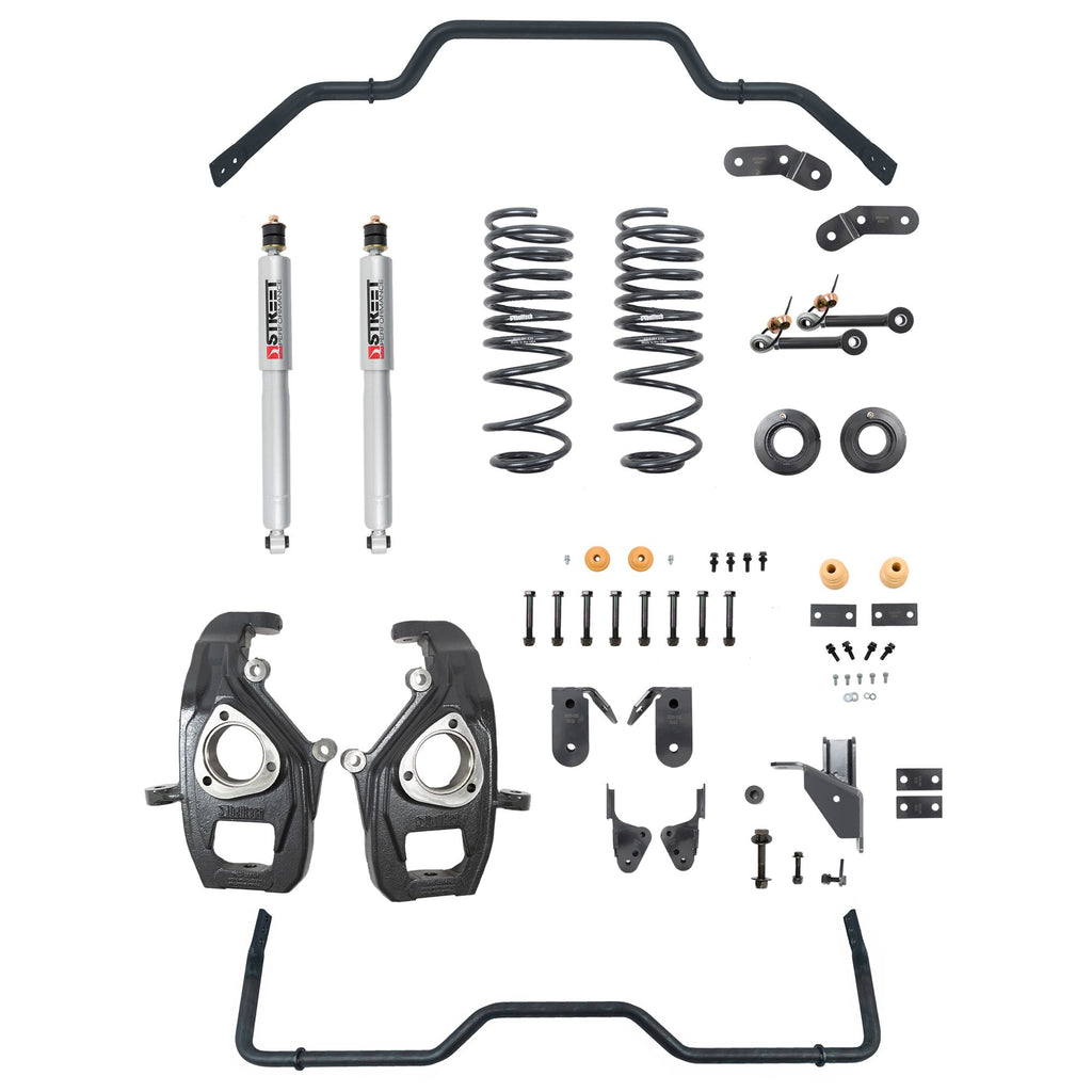 Belltech 1060SPS LOWERING KIT Front And Rear Complete Kit W/ Street Performance Shocks 2019+ RAM 1500 2WD/4WD 2In. Front / 3-4In. Rear