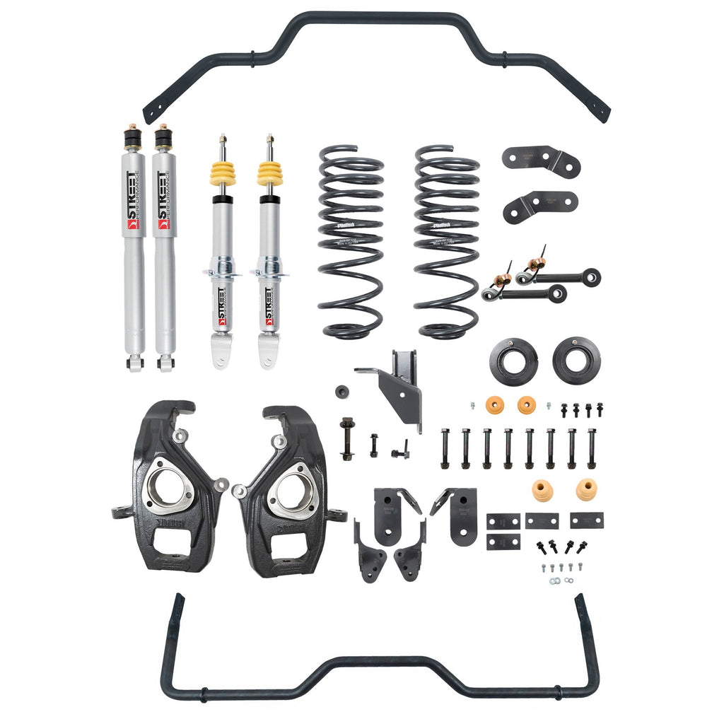 Belltech 1062SPS LOWERING KIT Front And Rear Complete Kit W/ Street Performance Shocks 2019+ RAM 1500 2WD/4WD 3-4In. Front / 4-5In. Rear