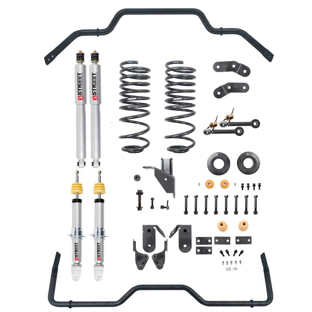 Belltech 1063SPS LOWERING KIT Front And Rear Complete Kit W/ Street Performance Shocks 2019+ RAM 1500 2WD/4WD 1-3In. Front / 4-5In. Rear