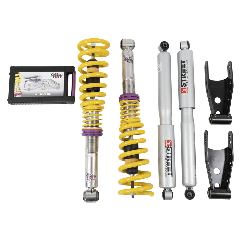 BELLTECH 15008 COILOVER KIT Factory Preset Fixed Damping, 0-3 in. Height Adjustable Drop 2004-2013 Ford F150 (All Cabs) 2wd 0 in.-3 in. Drop (Stainless Steel, fixed dampening) 04-13 Ford F150 (All Cabs) 4wd 0 in.-4 in. Drop