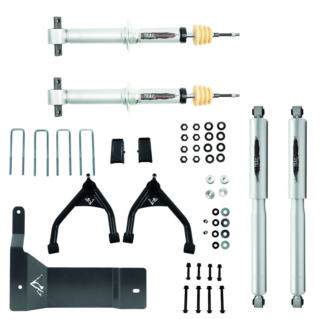 BELLTECH 150206TP LIFT KIT 4 in. Lift Kit Inc. Front and Rear Trail Performance Struts/Shocks 2014-2016 Silverado / Sierra 1500 4wd (Ext & Crew Cab) 4 in. Lift