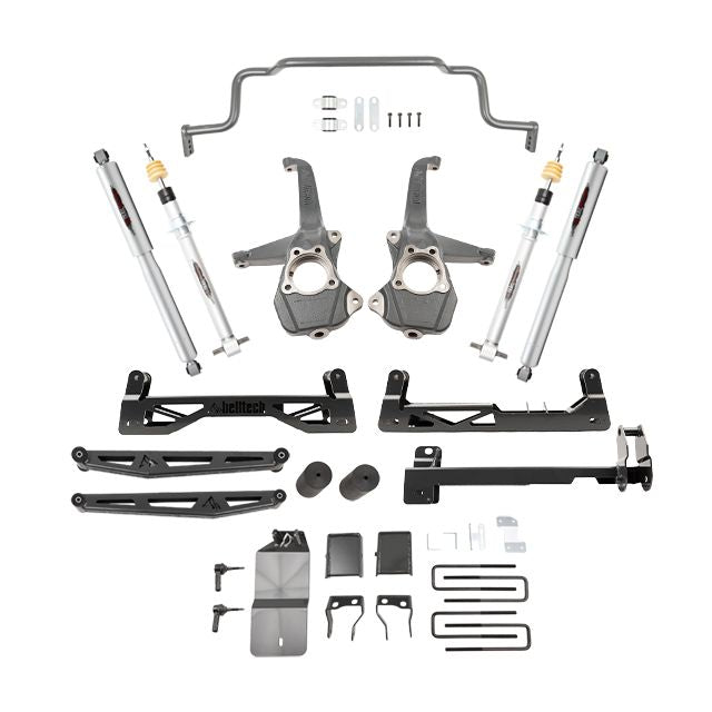 BELLTECH 150210TPS LIFT KIT 6 IN. LIFT KIT INC. FRONT AND REAR TRAIL PERFORMANCE STRUTS/SHOCKS 2019-2023 SILVERADO / SIERRA 4WD 6 IN. LIFT W/ FRONT SWAY BAR