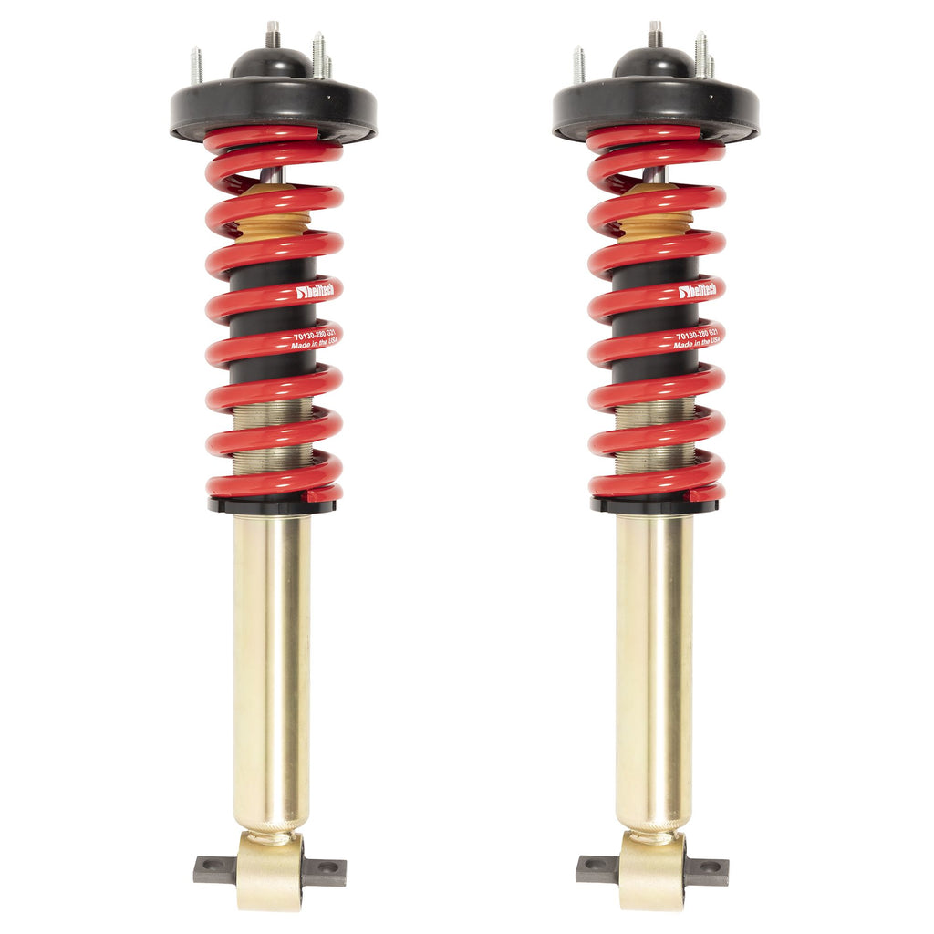 BELLTECH 15201 COILOVER KIT Factory Preset Fixed Damping, 4in. Height Adjustable Lift 15-20 Ford F-150 2WD/4WD 4in. Lift