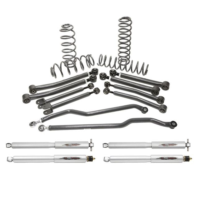 BELLTECH 153201TP LIFT KIT 4 in. Lift Kit Inc. Front and Rear Trail Performance Struts/Shocks 2007-2017 Wrangler Rubicon Unlimited JK 4dr 4 in. Lift