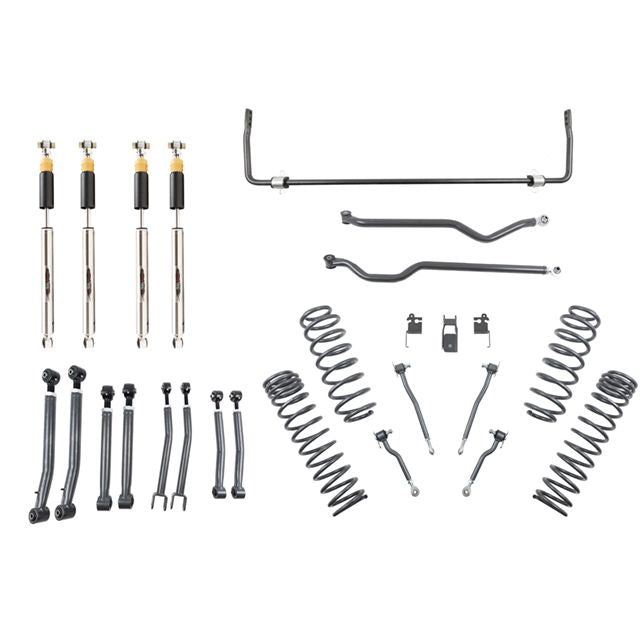 BELLTECH 153205HKP LIFT KIT 4 IN. LIFT KIT INC. FRONT AND REAR TRAIL PERFORMANCE STRUTS/SHOCKS 2018+ WRANGLER RUBICON JL 4DR 4 IN. LIFT