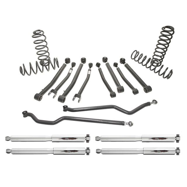 BELLTECH 153205TP LIFT KIT 4 IN. LIFT KIT INC. FRONT AND REAR TRAIL PERFORMANCE STRUTS/SHOCKS 2018+ WRANGLER RUBICON JL 4DR 4 IN. LIFT