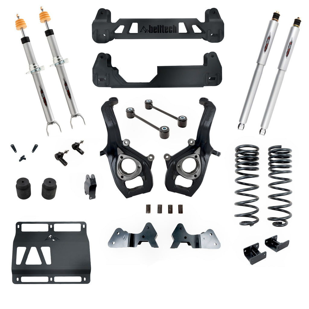 BELLTECH 153713TP LIFT KIT 6-9in. Lift Kit Inc. Front and Rear Trail Performance Struts/Shocks 2019+ Ram 1500 2WD Lift Kit W/ Trail Performance Shocks 6in.-9in. Lift