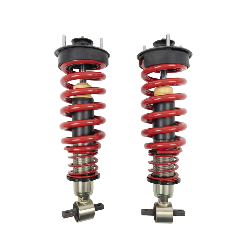 BELLTECH 16002 COILOVER KIT Independent Compression & Rebound Adjustable, 1-3 in. Height Adjustable Drop 2007-2018 Chevrolet / GMC Sierra (All Cabs) 2wd/4wd Front Coilover Struts only (Adj. Rebound & Compression dampening) 1 in.-3 in. Drop