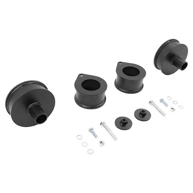 BELLTECH 34864 LEVELING SPACER  2.5 in. Lift Front and Rear Coil Spring Spacers 2007-2017 Jeep Wrangler Rubicon (JK/JKU) 2.5 in.F/2 in.R Spring Spacer Set