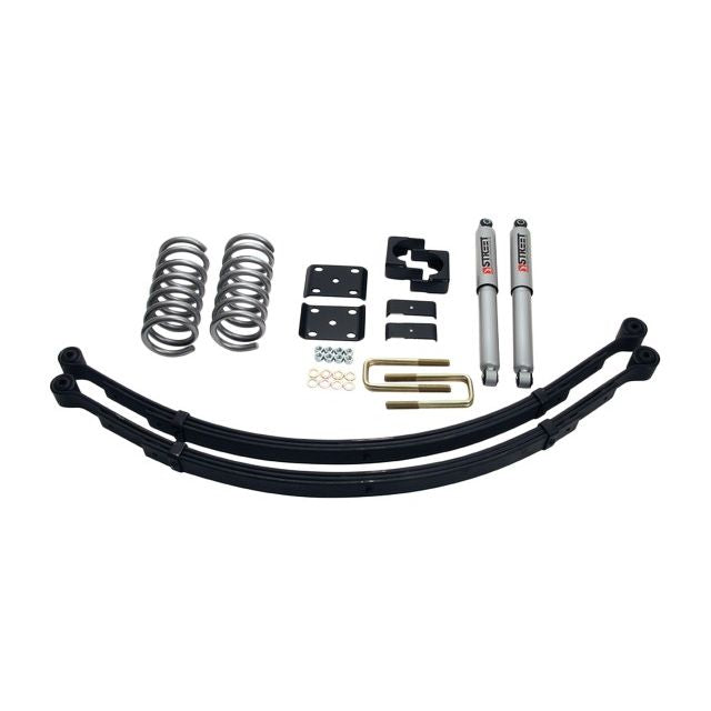 BELLTECH 438SP LOWERING KITS  Front And Rear Complete Kit W/ Street Performance Shocks 2004-2010 Nissan Titan (All Cabs) +2 in. to -2 in. F/4 in. R drop W/ Street Performance Shocks