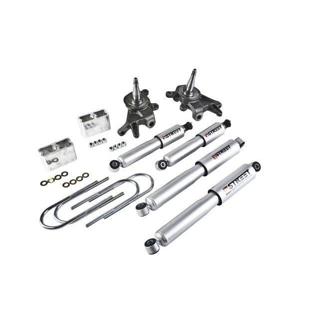 BELLTECH 439SP LOWERING KITS  Front And Rear Complete Kit W/ Street Performance Shocks 1998-2000 Nissan Frontier (all except: crew cab) 2 in. F/3 in. R drop W/ Street Performance Shocks