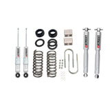 BELLTECH 608SP LOWERING KITS  Front And Rear Complete Kit W/ Street Performance Shocks 2004-2012 Chevrolet Colorado/Canyon (Ext Cab) Z85 suspension 1 in. or 2 in. F/3 in. R drop W/ Street Performance Shocks