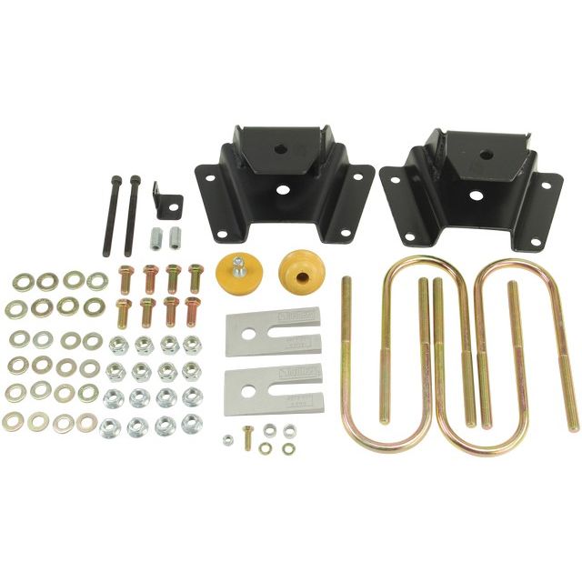 BELLTECH 6418 HANGER KIT 2 in. Drop Leaf Spring Hanger Kit (Front Hanger)  1997-2003 Ford F150 Short Bed only (used in kit #6419) 2 in. Rear Drop