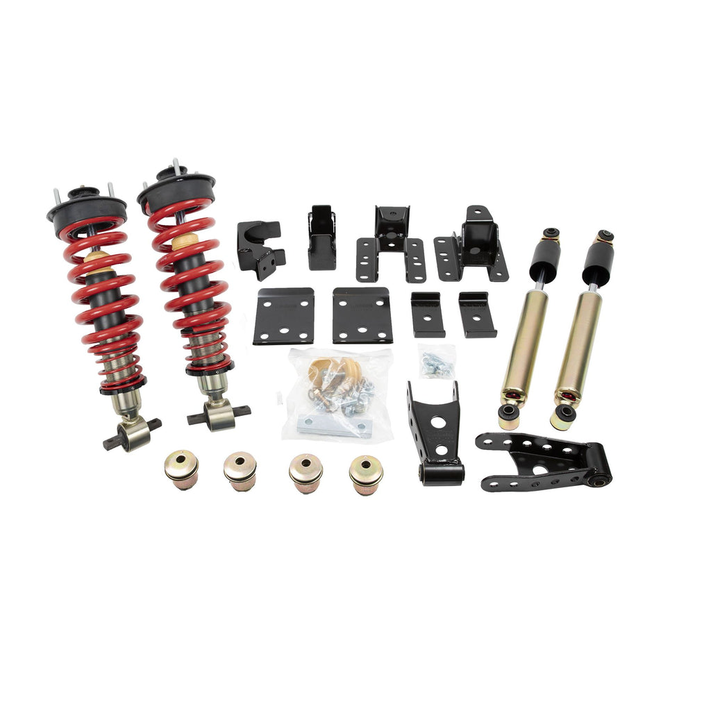 BELLTECH 646SPAC PERF COILOVER KIT + Complete Kit Inc. Damping/Height Adjustable Front Coilovers 2007-2013 Chevrolet Silverado/Sierra 1500 (All Cabs) Short Bed