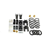 BELLTECH 651 LOWERING KITS  Front And Rear Complete Kit W/O Shocks 2007-2013 Chevrolet Silverado/Sierra (Ext Cab & Crew Cab) 1 in. or 2 in. F/4 in. R drop W/O Shocks