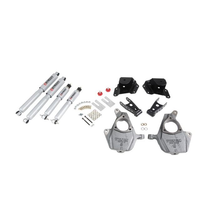 BELLTECH 653SP LOWERING KITS  Front And Rear Complete Kit W/ Street Performance Shocks 1999-2006 Chevrolet Silverado/Sierra (Std Cab) 2 in. F/3 in. R drop W/ Street Performance Shocks