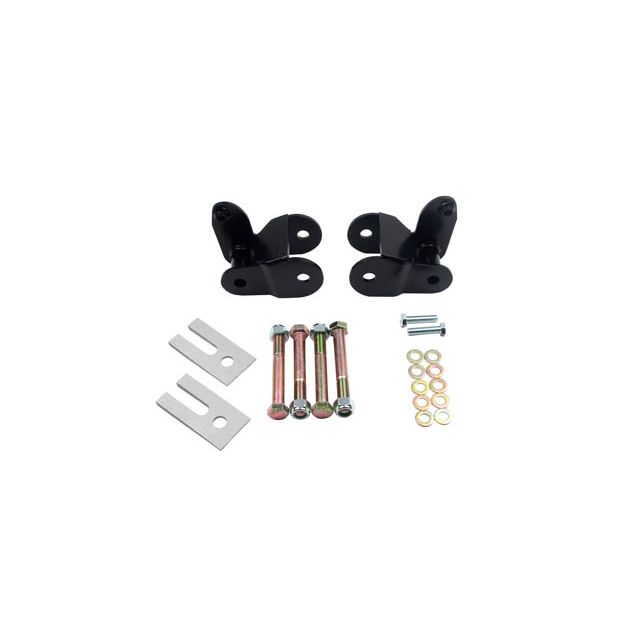 BELLTECH 6565 LIFT HANGER KIT 1.5 in. Lift Leaf Spring Hanger Kit (Rear Hanger) 2015-2018 Ford F150 (All Cabs) 2wd/4wd (used in kit # 6447) 1.5 in. Rear Lift