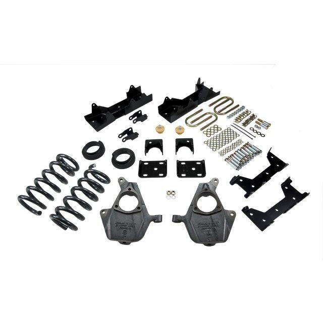 BELLTECH 665 LOWERING KITS  Front And Rear Complete Kit W/O Shocks 1999-2000 Chevrolet Silverado/Sierra (Std Cab) 4 in. or 5 in. F/6 in. R drop W/O Shocks