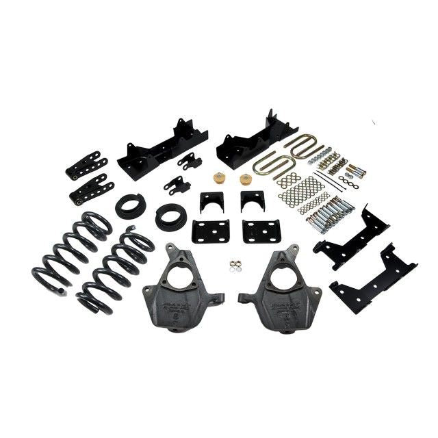 BELLTECH 669 LOWERING KITS  Front And Rear Complete Kit W/O Shocks 1999-2000 Chevrolet Silverado/Sierra (Std Cab) 4 in. or 5 in. F/6 in. or 7 in. R W/O Shocks